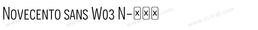 Novecento sans W03 N字体转换